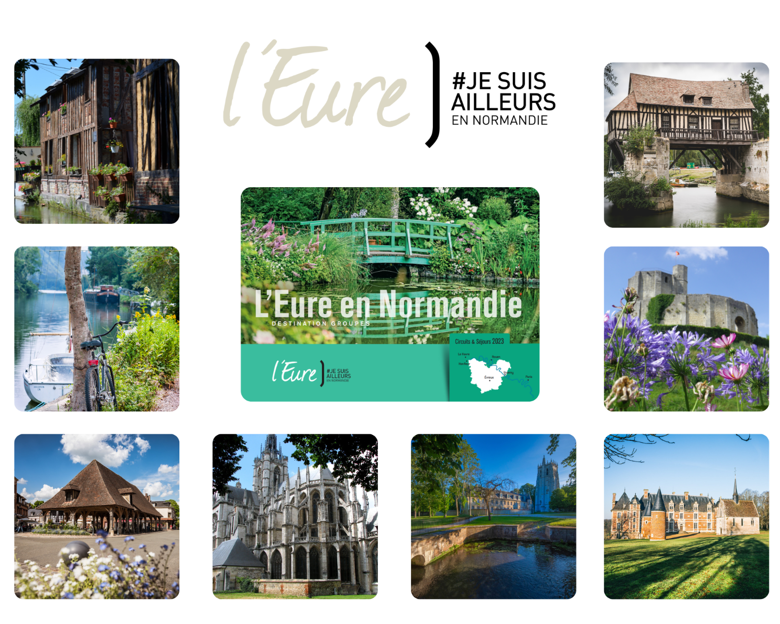 L’Eure, en Normandie : une destination idéale en groupe !