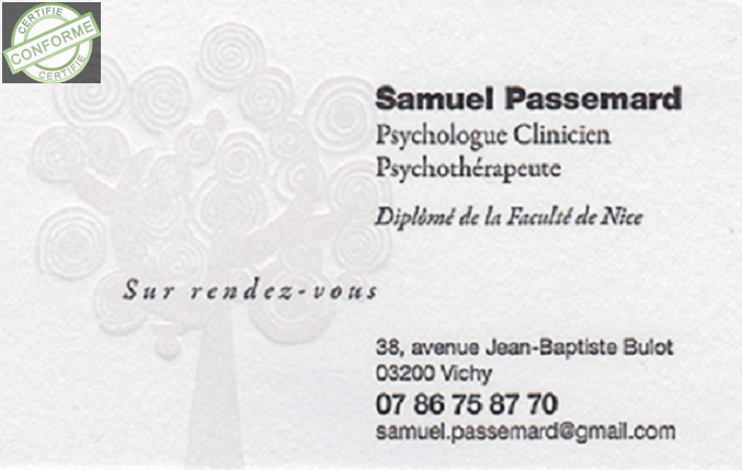 Psychologue Psychothérapeute à Vichy