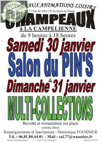 Salon Multi-collections à CHAMPEAUX (77) le 31/01/2016 à Champeaux