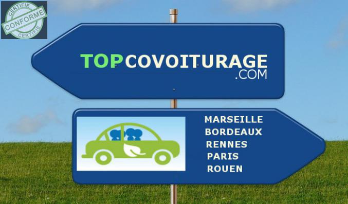 Covoiturage et colis voiturage en France et en Europe sur TOPcovoiturage à Paris