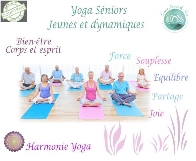 Cours de yoga Séniors Jeunes et Dynamiques à Villeneuve loubet