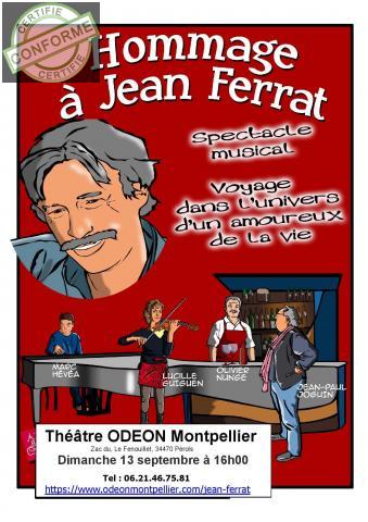 hommage à Jean FERRAT :spectacle musical à Montpellier