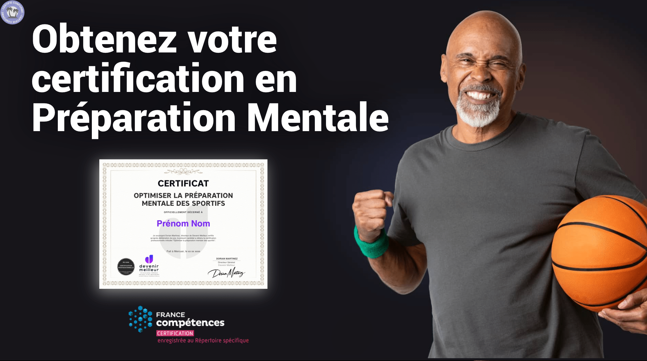 Obtenez votre certification en Préparation Mentale à Mercuer