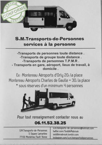 Transports De Personnes Diversifiée à Montereau fault-yonne