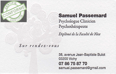 Psychologue - Psychothérapeute à Vichy