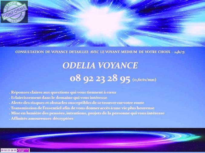Odelia Voyance Humaniste - 08 92 23 28 95 à Bordeaux