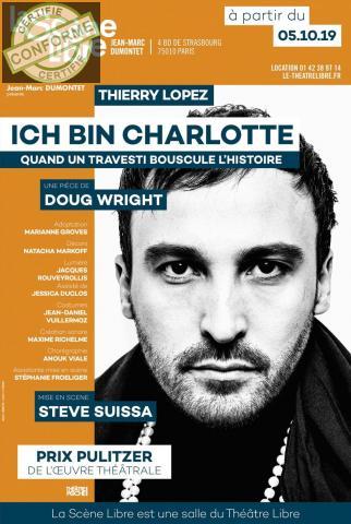 ICH BIN CHARLOTTE - Une pièce poignante se joue à la Scène Libre ! à Paris