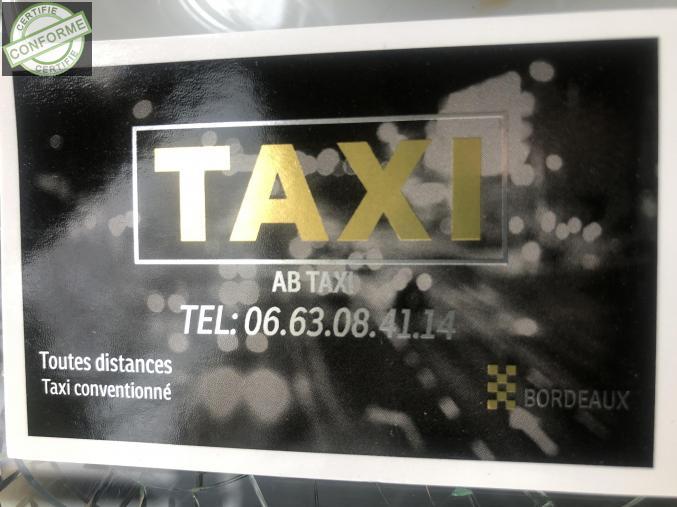 Taxi à Bordeaux