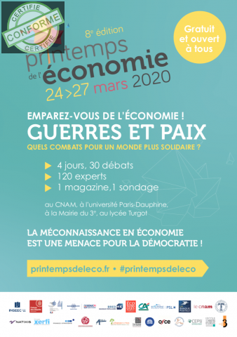 Le Printemps de l'économie 2020 à Paris